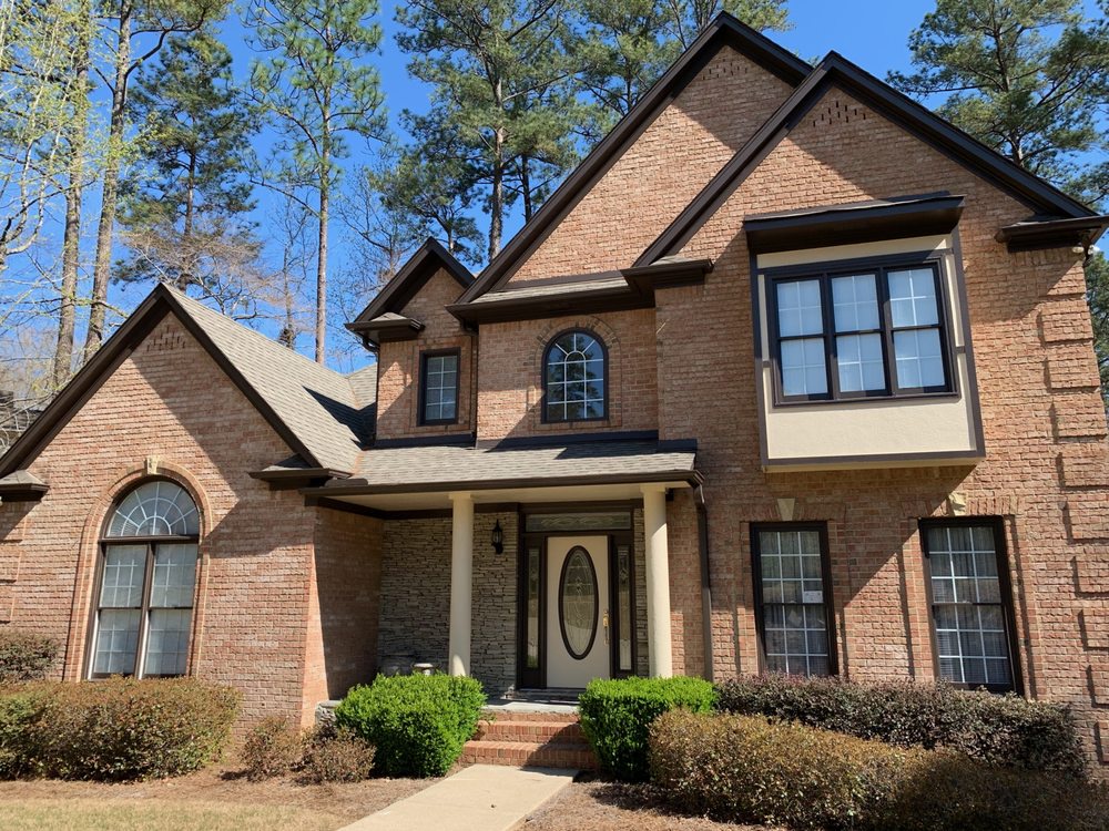 Freshly painted exterior of home in Birmingham, AL