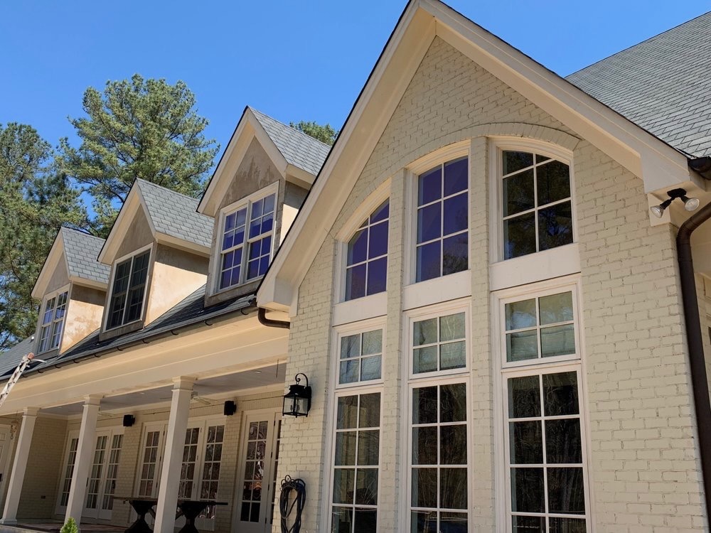 Freshly painted exterior of home in Birmingham, AL